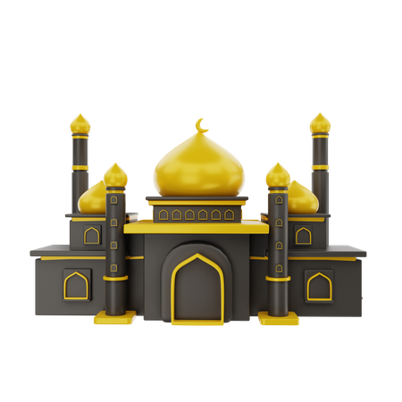 Mosque Building  3D Icon