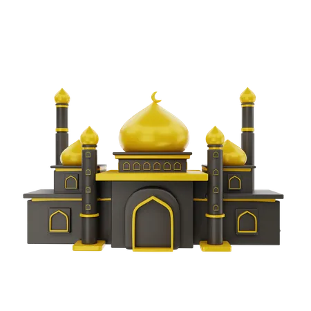 Mosque Building  3D Icon