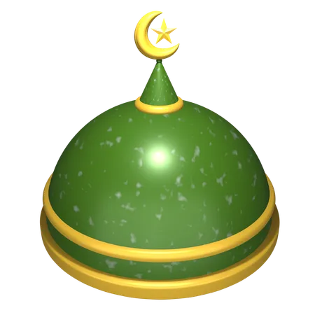 Mosque Dome  3D Icon