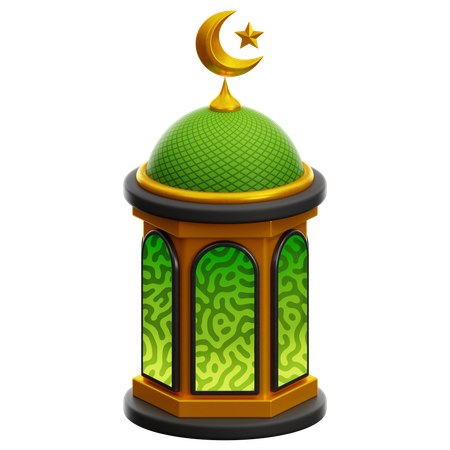 MOSQUE DOME  3D Icon