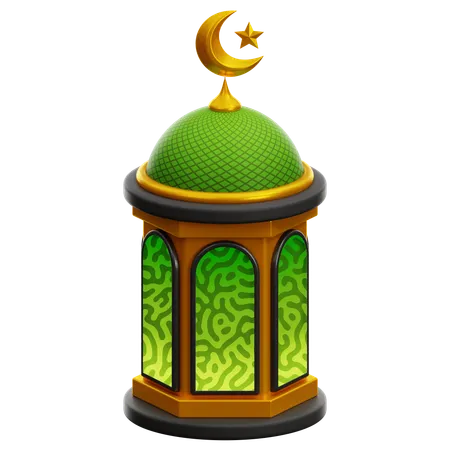 MOSQUE DOME  3D Icon