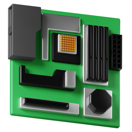 Motherboard  3D Icon