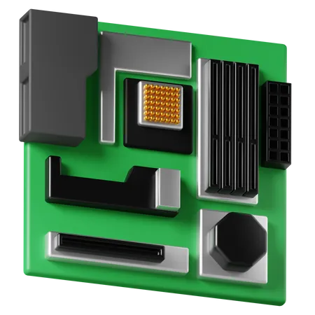 Motherboard  3D Icon