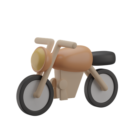 Motocicleta  3D Illustration