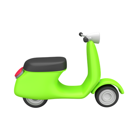 Motorcycle  3D Illustration