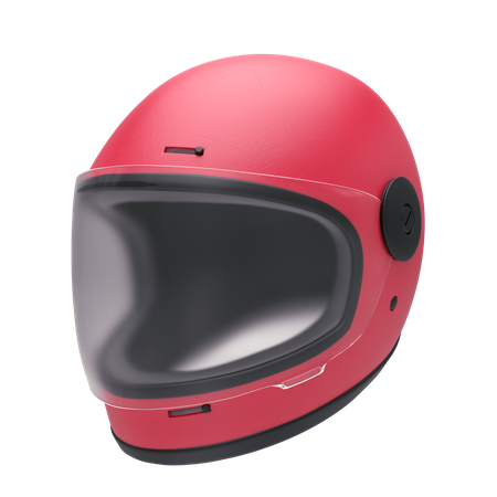 Motorradhelm  3D Illustration