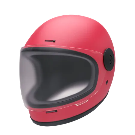 Motorradhelm  3D Illustration