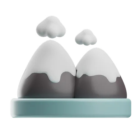 Mountains  3D Icon