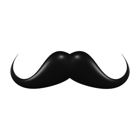 Moustache  3D Illustration