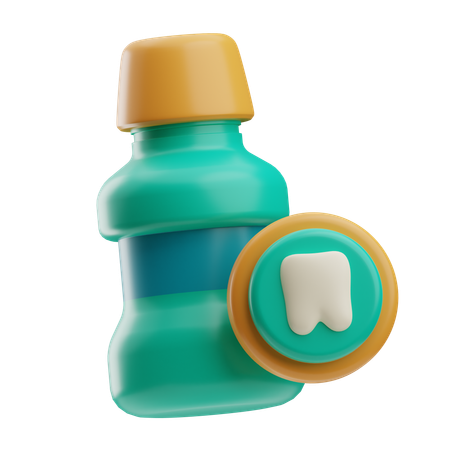 Mouthwash  3D Icon