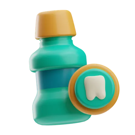 Mouthwash  3D Icon