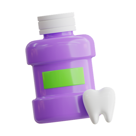 Mouthwash  3D Icon