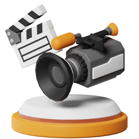 Movie Production  3D Icon