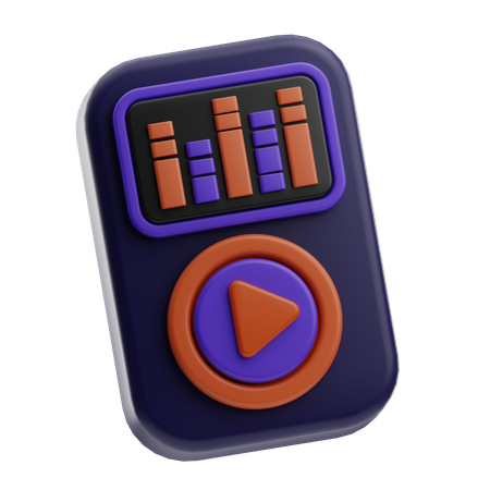 Mp3 Player  3D Icon