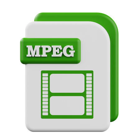 Mpeg  3D Icon