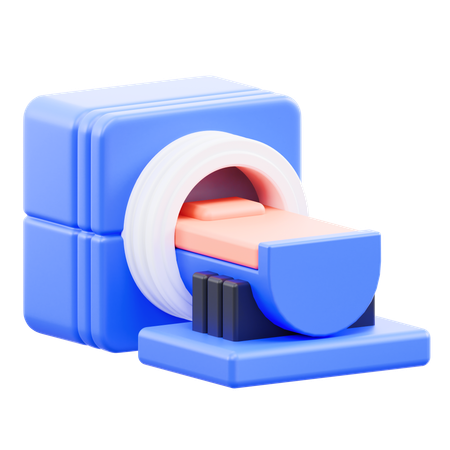 MRI 기계  3D Icon