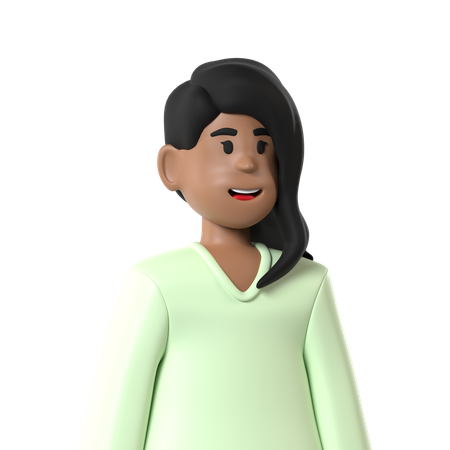 Mujer  3D Icon