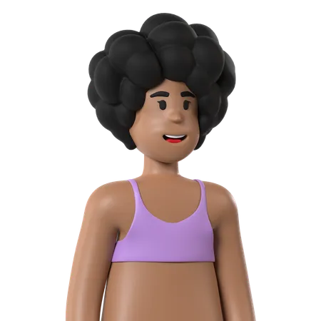 Mujer  3D Icon