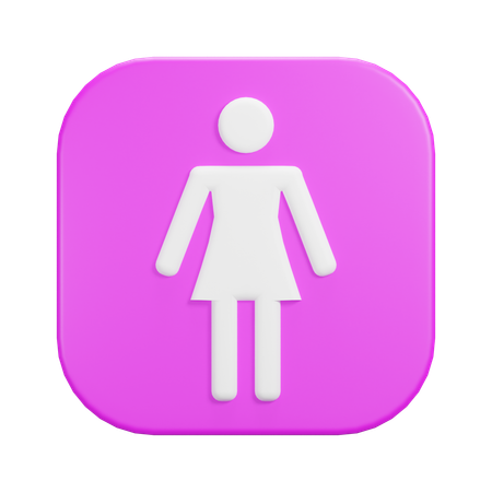 Mujer  3D Icon