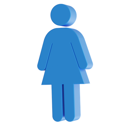 Mujer  3D Icon