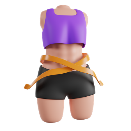 Mulher de academia  3D Icon