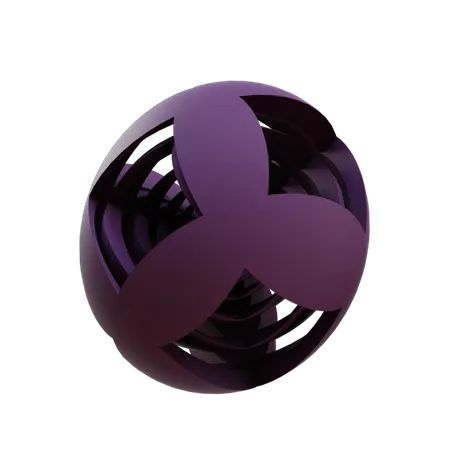 Multi Boolean Egg  3D Icon