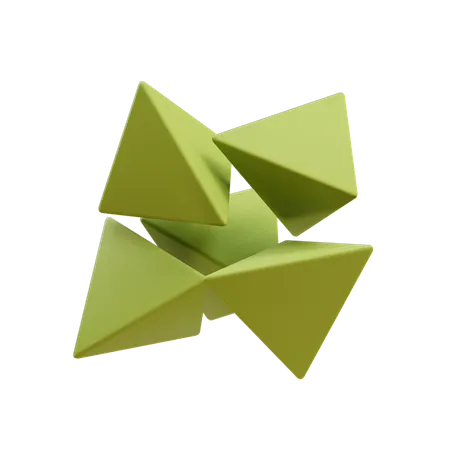 Multi Pyramids  3D Icon