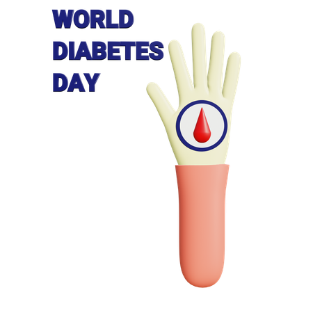 Diabetes mundial  3D Icon