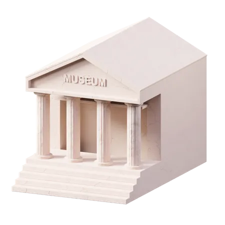 Museu  3D Illustration