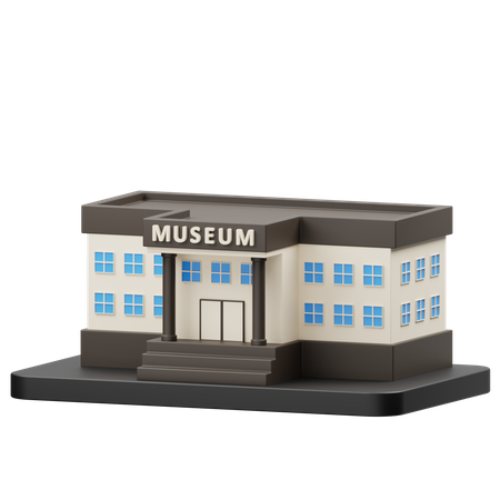 Museum  3D Icon