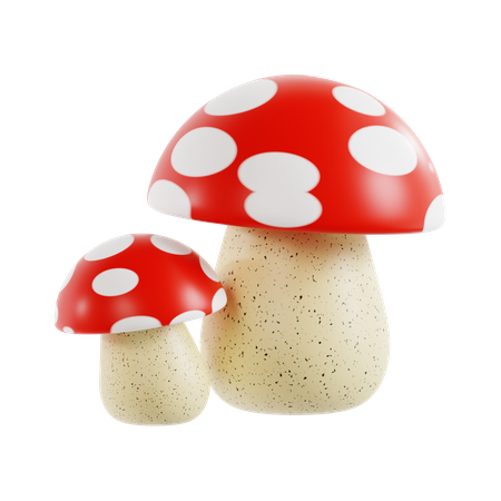 Mushroom  3D Icon