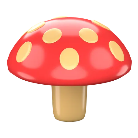 Mushroom  3D Icon