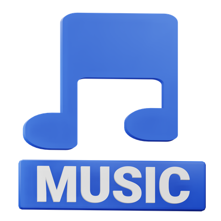 Music  3D Icon