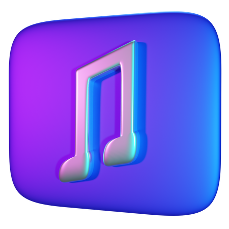 Melodia musical  3D Icon