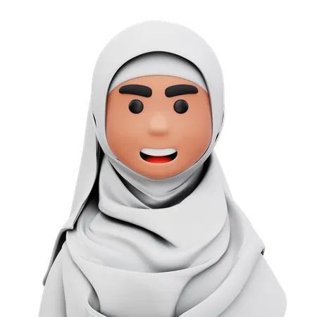 Musilm Woman  3D Icon