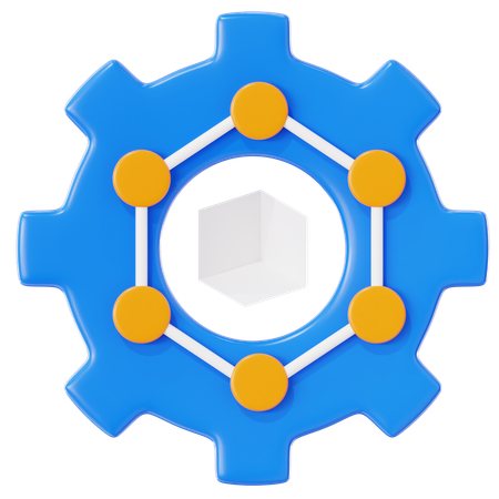 Nanotechnology  3D Icon