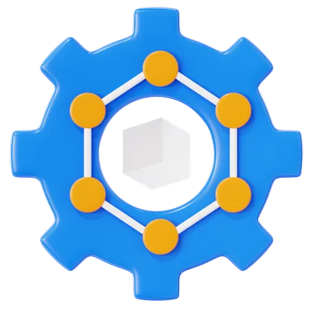 Nanotechnology  3D Icon