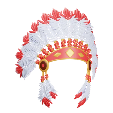 Native American Headdress  3D Icon