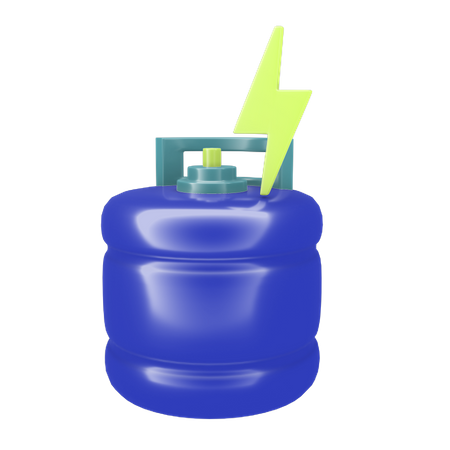 Natural gas tank  3D Icon