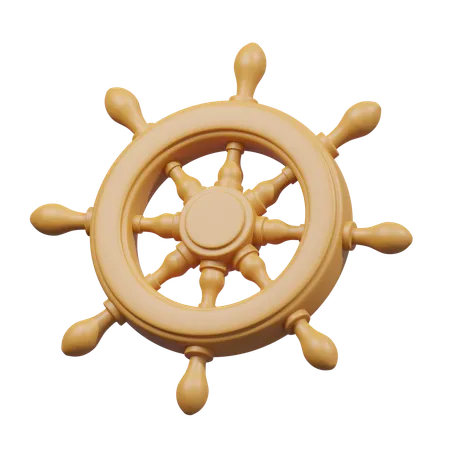 Navio de direção  3D Icon