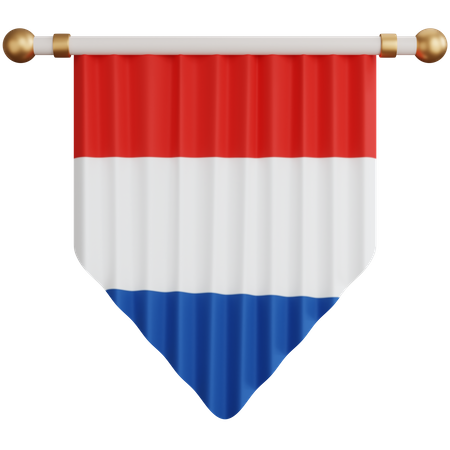 Netherlands Flag  3D Icon