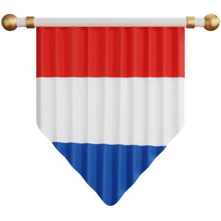 Netherlands Flag  3D Icon