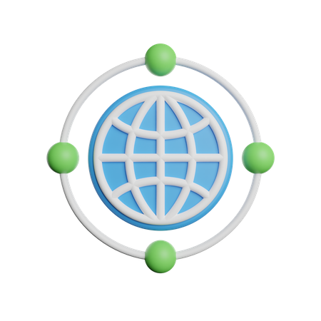 Network Connection  3D Icon