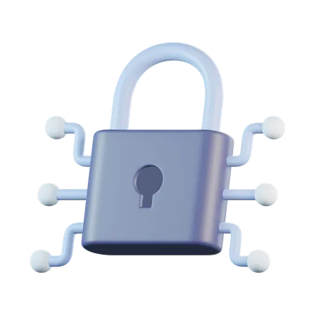 Network Security  3D Icon