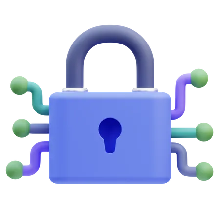 Network Security  3D Icon