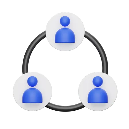 Networking  3D Icon