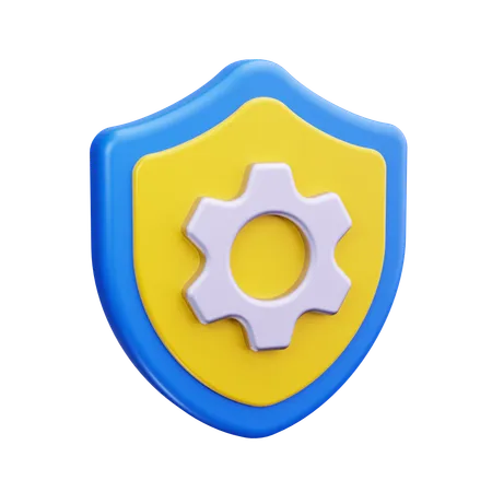 Netzwerksicherheit  3D Icon