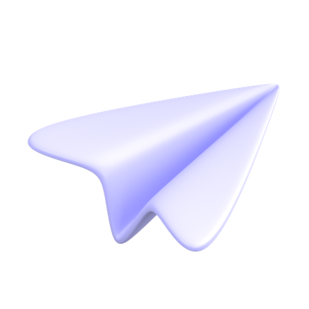 Paper Plane  3D Icon