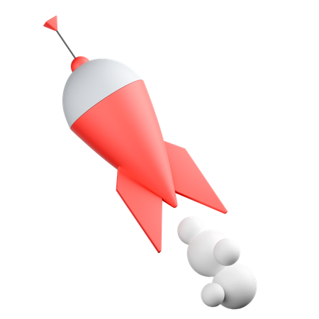 New business Rocket  3D Icon