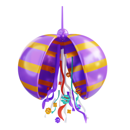 New Year Ornament  3D Icon